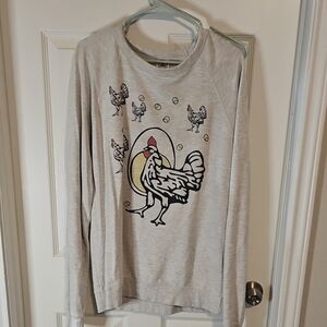 Delta Fleece Light Gray Sweatshirt